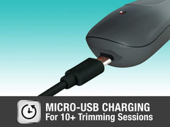 HAVELLS BT5100C Rechargeable Beard Trimmer (Grey) with Hypoallergenic Blades; Zero Trim with 0.5 Mm Precision;Upto 17Mm Length Setting for All Styles; 45 Min Runtime - Health and Beauty from Havells - Shop in Sri Lanka at Arcade.lk