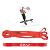 Boldfit Natural Rubber Heavy Resistance Band For Workout Set Exercise&Stretching Pull Up Bands For Home Exercise For Gym Unisex Resistance Bands Loop | Toning Bands (7-15Kg)