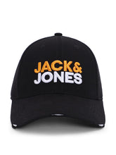 JACK & JONES Men's 100% Cotton JAC Jack & JonesCORE Dual Color Baseball Cap Jet Black ONE