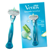 Gillette Venus Smooth Hair Removal Razor for Women with Aloe Vera, 1 Pc