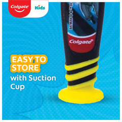 Colgate Kids Batman Manual Toothbrush, Extra-soft Bristles and Built-in Tongue Cleaner, Compact Head and Non-Slip Handle (Pack of 3)