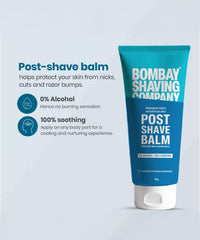 Bombay Shaving Company Post-Shave Balm- After Shaving Lotion with Witch Hazel, Alcohol Free - 100 g | Made in India
