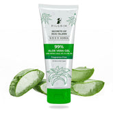 PILGRIM Korean 99% Pure Aloe Vera Gel 200ml with Vitamin E & Vitamin B5 for Face & Hair | Hydrates & Soothes Skin | Conditions & Softens Hair