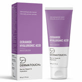 DERMATOUCH Ceramide Hyaluronic Acid Moisturizer for Intense Moisturization and Barrier Repair | For Dry Skin | 50g