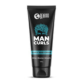 Beardo Man Curls 100g | Curly Hair Cream for Bouncy, Shiny & Defined Curls | Flaxseed Gel for Hair, Leave in Cream, Hair Styling Cream for Men & Women