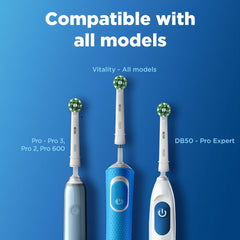 Oral B ORIGINAL Cross Action Electric Toothbrush Soft Replacement Brush Heads For Vitalty,Pro,Smart Series, 2 refills, Deep clean - Personal Care Appliances from Oral-B - Shop in Sri Lanka at Arcade.lk