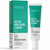 DERMATOUCH Bye Bye Acne Scars & Marks Cream || Acne Scars Corrector || Formulated Specially to Address Scars & Marks || Suitable For All Skin Types | 30G