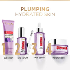 L'Oréal Paris Revitalift 1.5% Hyaluronic Acid Serum, Volume: 30ml, Intensely hydrates, smooths, and replumps skin, Fragrance free, paraben free, alcohol free formulation