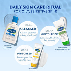 Cetaphil Oily Skin Cleanser , Daily Face Wash For Oily, Acne Prone Skin , Gentle Foaming, 125Ml - Beauty from Cetaphil - Shop in Sri Lanka at Arcade.lk