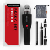 NUUK REN GO Cordless Car and Home Vacuum Cleaner | 2X More Suction, 11000 PA | 4-in-1 Functions with Air Blowing | 7 Attachments+Storage Bag | Dual Filtration with HEPA | BLDC Motor | 2 Suction Modes