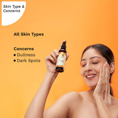 Pilgrim Australian 1% Vitamin C Toner for glowing skin with Kakadu Plum & Lime Pearl™ | Vitamin C toner for dry skin | Vitamin C toner for open pores tightening & refining | Alcohol free | 100 ml