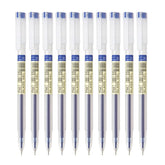 FLAIR Glass Gel Pen Wallet Pack | Tip Size 0.6 mm | Water Proof Ink For Smooth Flow System | Low-Viscosity Ink For Smudge Free Writing | Blue ink, Pack of 10