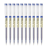 FLAIR Glass Gel Pen Wallet Pack | Tip Size 0.6 mm | Water Proof Ink For Smooth Flow System | Low-Viscosity Ink For Smudge Free Writing | Blue ink, Pack of 10