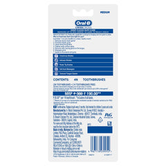 Oral-B CrissCross Gum Care manual Toothbrush for adults (Multicolor,Medium,4pcs) - Drugstore from Oral-B - Shop in Sri Lanka at Arcade.lk