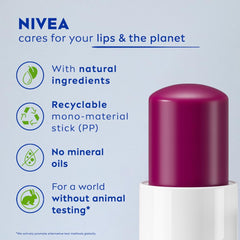 Check price of Nivea Lip Balm Care Blackberry Shine, 1 Count in Sri Lanka | Arcade.lk