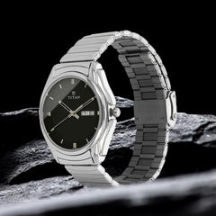 Titan Karishma Analog Black Dial Men's Watch -NK1578SM04 - Watch from Titan - Shop in Sri Lanka at Arcade.lk