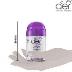 Godrej aer Matic Automatic Room Fresheners Refill Pack | Violet Valley Bloom | 2000 Sprays Guaranteed | Lasts up to 60 days (210ml)