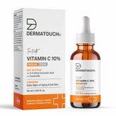 DERMATOUCH Vitamin C 10% Serum | For Anti-aging and Radiant Skin | For All Skin Types | For Both Men & Women | 30ML