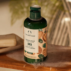 The Body Shop Shea Shower Cream | Cleanses & Hydrates with Shea Butter | Non-Drying & Creamy Foam | For Soft & Nourished Skin | Vegetarian | For Men & Women | 250ml