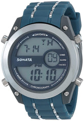 Sonata Superfibre Digital Grey Dial Men's Watch -NH77034PP03 - Watch from Sonata - Shop in Sri Lanka at Arcade.lk