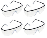 3M 1709IN Safety Goggles, Pack of 4, White