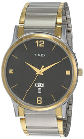 Timex Men Analogue Black Round Dial Watch - TW000R425