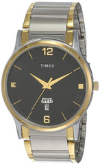 Timex Men Analogue Black Round Dial Watch - TW000R425
