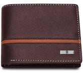 HORNBULL Denial Brown Leather Wallet for Men | Wallets Men with RFID Blocking | Mens Wallet Leather
