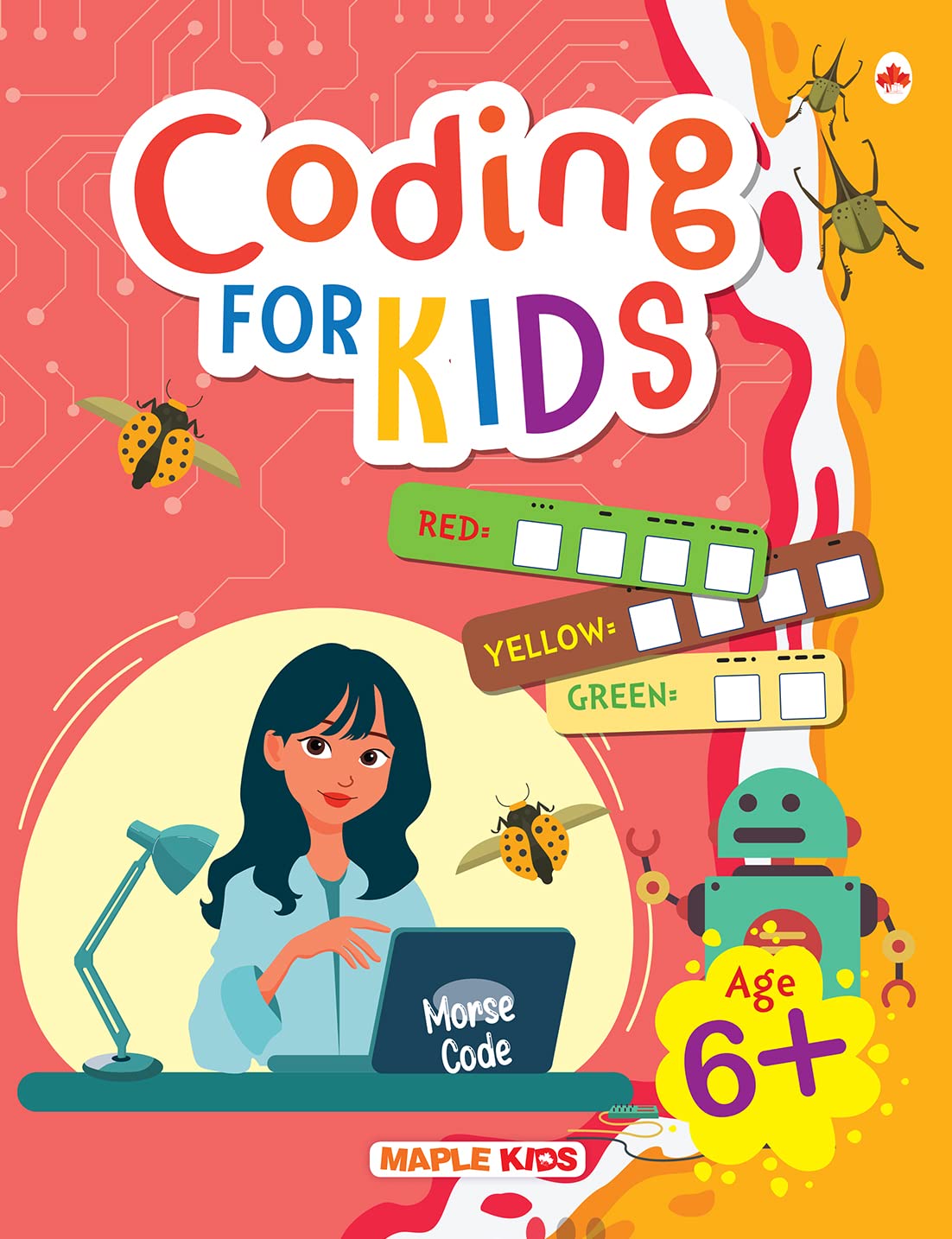 Introduction to Coding for Kids - Brain Activity Book for Kids - Age 6+ - Brain Boosting Activities - Early Learning - Activities for Cognitive Development - Book from Maple Press - Shop in Sri Lanka at Arcade.lk
