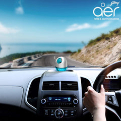 Godrej aer Twist, Car Air Freshener - Cool Surf Blue (45g)