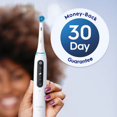 Oral B ORIGINAL iO Electric Toothbrush Ultimate Clean White Replacement Brush Heads, Tuft-in-Tuft Bristle Technology, Pack of 2 Refills, For professional cleaning and gum health