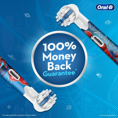 Oral B Kids Electric Rechargeable Toothbrush, Featuring Spider Man, Extra Soft Bristles (Age 3+,Multicolor) - Personal Care Appliances from Oral-B - Shop in Sri Lanka at Arcade.lk