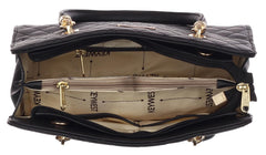 Keywest Women's Diamond Satchel Tote Handbag for Women | Ladies purse | Stylish Shoulder Bag | Gift For Woman | Black