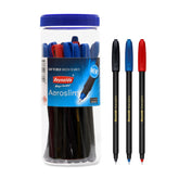 Reynolds AEROSLIM Ball Pen SET - 25 PENS (15 BLUE, 5 Black, 5 Red) | PENS WITH COMFORTABLE GRIP |BALL PENS FOR WRITING | PEN FOR STUDENTS & OFFICE STATIONERY | 0.7 mm TIP SIZE - Office Product from Reynolds - Shop in Sri Lanka at Arcade.lk