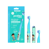 Perfora Electric Toothbrush For Kids | AAA Battery Powered, 90 Day Battery Life | 2 Brushing mode | With 2 Brush Head & Travel Cover | Age 3-8 | Electric Brush For Kids Oral Care