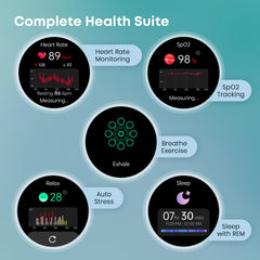 Fastrack Astor FR2 Pro Smart Watch, 1.43” AMOLED Display, 466 * 466 Pixel Resolution, SingleSync BT Calling, AI Voice Assistant, 100+ Sports Modes and Smartwatch Faces, IP68 (Black)