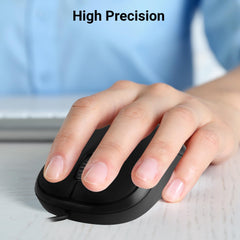 ZEBRONICS Zeb-Comfort Wired 3-Button 1000 DPI Optical Sensor Plug & Play USB Mouse - Mice from ZEBRONICS - Shop in Sri Lanka at Arcade.lk