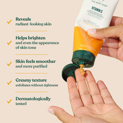 The Body Shop Microdermabrasion Vitamin C, 100 Ml - Buffs Away Dead Skin Cells | Reveals Radiant- Looking Skin | For A Purified, Silky Smooth Feel