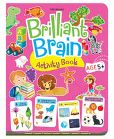 Brilliant Brain Activity Book for Kids Age 5- 6 years with Interesting and Interactive activities - Book from Dreamland Publications - Shop in Sri Lanka at Arcade.lk