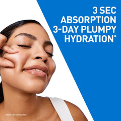 CeraVe HA Water Gel with Hyaluronic Acid, Ceramides & Niacinamide for Plumpy hydration | Oil-free gel moisturizer | 3 sec fast absorption | Dermat recommended for Women & Men | 25 ml