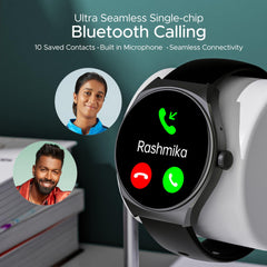 boAt Lunar Seek with 1.39" HD Display, Bluetooth Calling, Functional Crown, Multiple Sports Mode,100 Watch Faces, IP67 Dust, Sweat & Splash Resistance, HR & SpO2 Monitoring(Active Black) - Personal Computer from boAt - Shop in Sri Lanka at Arcade.lk