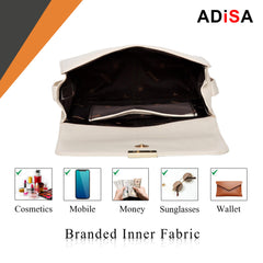 ADISA Women's Sling Bag (Off White)