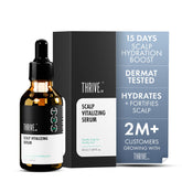 ThriveCo Scalp Vitalizing Serum | Tightens Scalp Skin, Combats Inflammation, Gives Hydration, Prevents Hair Breakage, Makes Hair Stronger From The Roots & Promotes Hair Growth | For Men & Women | 50ml