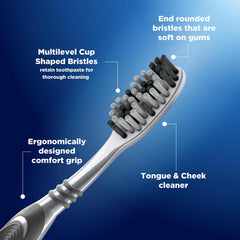 Check price of Oral B Cavity Defense 123 Soft Black manual Toothbrush for adults(Pack of 4) in Sri Lanka | Arcade.lk