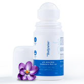 Be Bodywise 6% AHA BHA Underarm Roll On Deodorant | Flora Fragrance | With 1% Mandelic Acid, 4% Lactic Acid,1% Salicylic acid & Kojic Acid | Prevents Odour, Anti Pigmentation, Anti Bacteria | 50ml