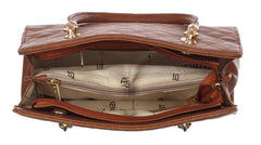 Keywest Women's Diamond Satchel Tote Handbag for Women | Ladies purse | Stylish Shoulder Bag | Gift For Woman | Tan