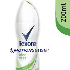Rexona MotionSense Aloe Vera Antiperspirant Deodorant Spray for Women With 48-Hour Protection/200 ML