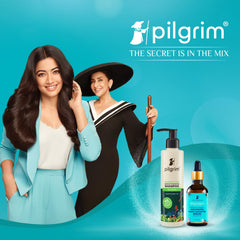 Pilgrim Spanish Rosemary & Biotin HairGrowth Oil to Control Hair Fall & Strengthens Hair 100ml | Rosemary essential oil for hairgrowth | Reduces Hairfall | Strengthens Hair I For Women and Men