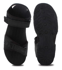Sparx Men's Black Sport Sandal (SS0702G)