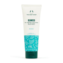 The Body Shop Vegan Seaweed Cleansing Facial Wash, 125 ML - For Combination & Oily Skin | Skin Feels Balanced and Mattified